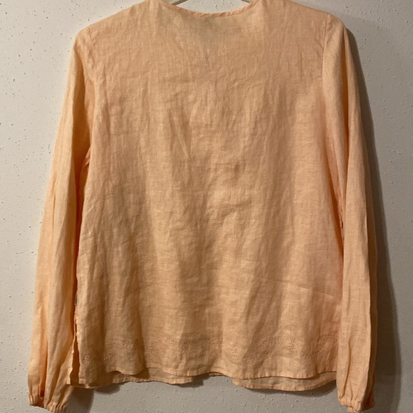 Calvin Klein Jeans women’s %100 Linen long sleeve Size XL NWT - Picture 4 of 11